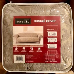 Surefit Sofa Throws, NEW!! Set of 2, Fits 74" to 96" sofas